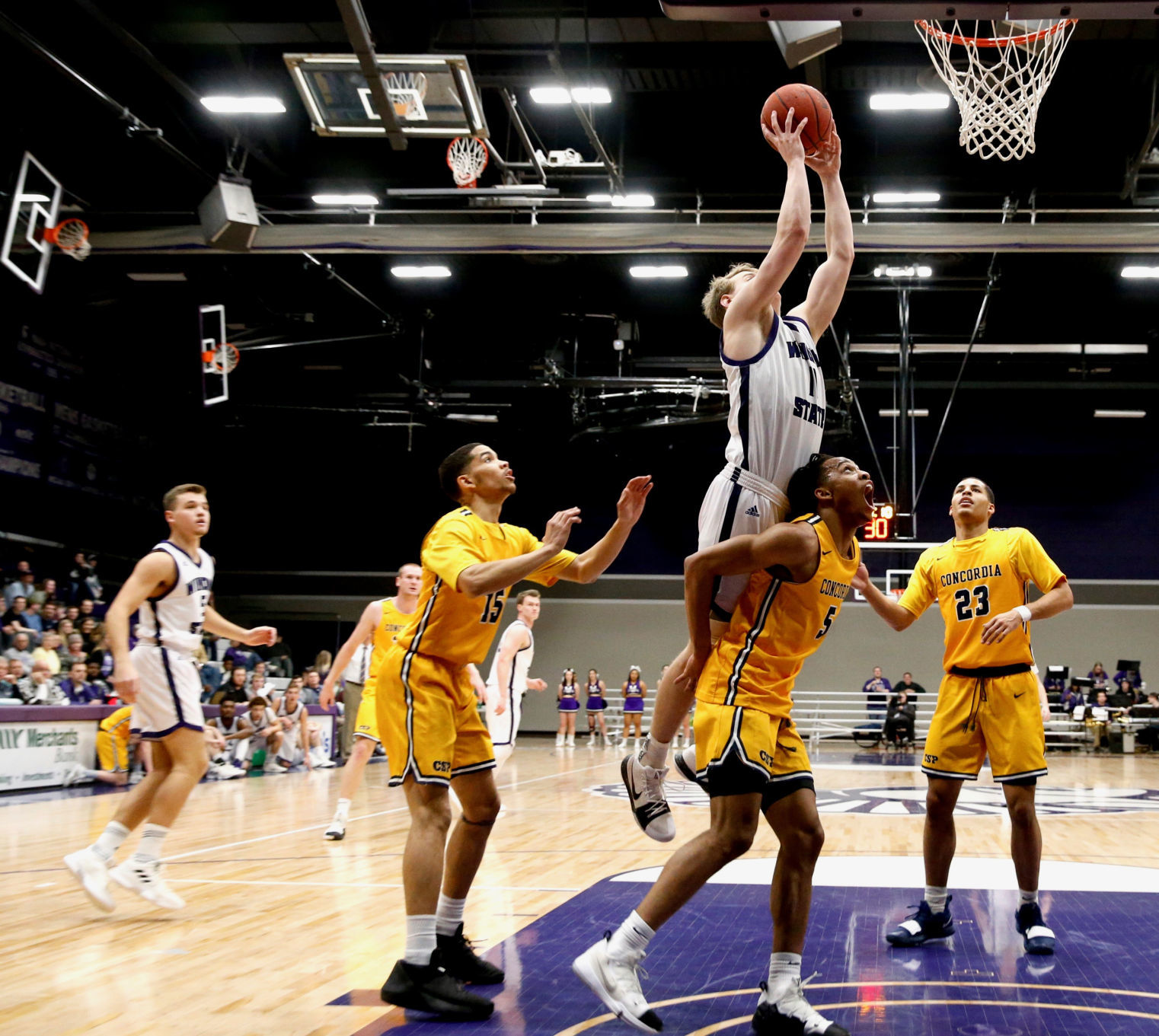 WSU MBB vs Concordia 4